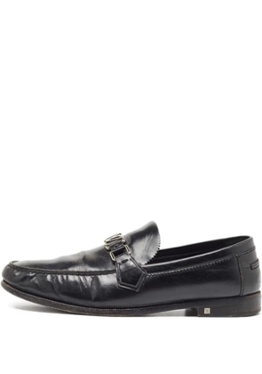Louis Vuitton Pre-Owned leather loafers - Black