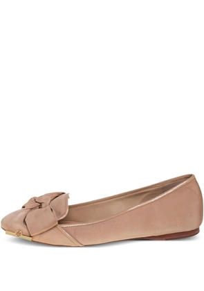 Tory Burch bow-detail flats - Neutrals