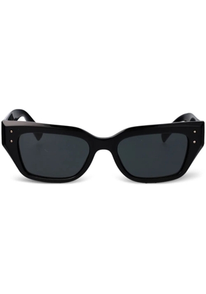 Dolce & Gabbana Eyewear logo-print sunglasses - Black