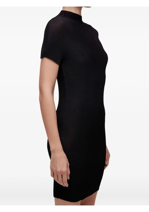 Osklen textured mini dress - Black