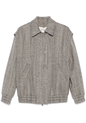 Golden Goose herringbone-pattern jacket - Black