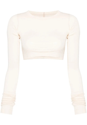 Rick Owens cropped t-shirt - White