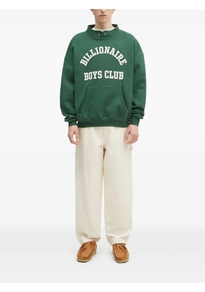 Billionaire Boys Club arched-logo kangaroo-pocket sweatshirt - Green