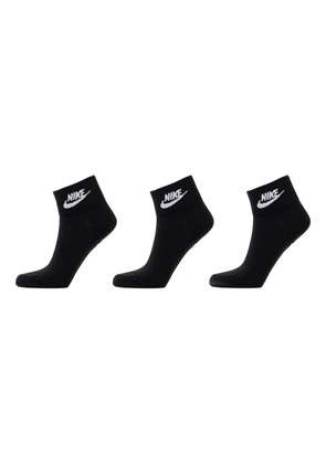 Nike logo ankle socks (pack of three) - Black