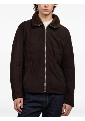 Fradi Ethan zip-up jacket - Brown