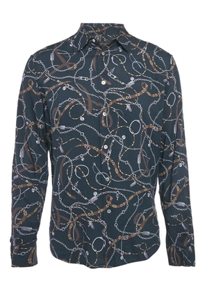 Louis Vuitton Pre-Owned printed shirt - Blue