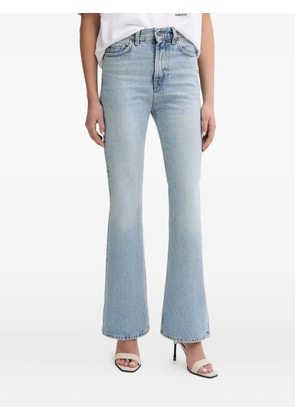 Fiorucci heart-detail flared jeans - Blue