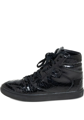 Balenciaga Pre-Owned leather sneakers - Black