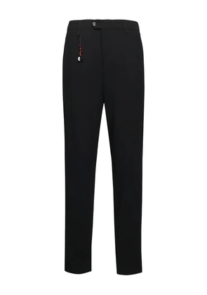 Marco Pescarolo button-detail trousers - Black