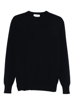 Lardini crew-neck long-sleeve sweater - Black