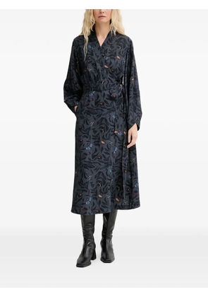 MUNTHE Gitalu floral midi dress - Grey