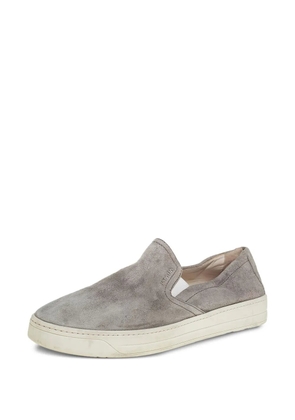 Prada Pre-Owned suede slip-on sneakers - Grey