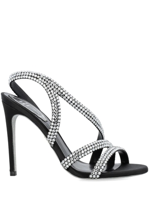René Caovilla 105mm Lisa sandals - Black