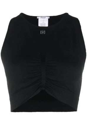 Wolford ruched-detailing performance top - Black