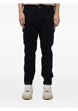 Mason's cargo-pocket drawstring trousers - Black