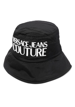 Versace Jeans Couture raised-logo detail bucket hat - Black