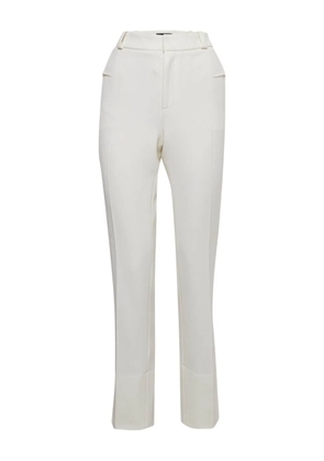 Roland Mouret pre-owned concealed-fastening trousers - White