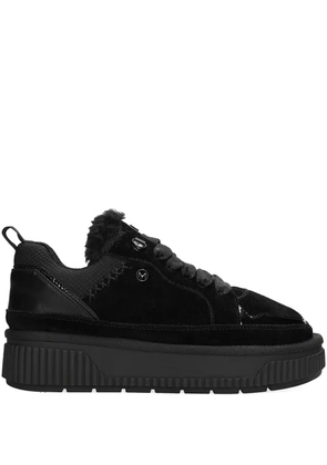 MEXX platform faux fur sneakers - Black