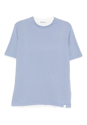 Paolo Pecora double-layered cotton T-shirt - Blue