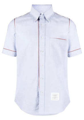 Thom Browne RWB stripe cotton shirt - Blue