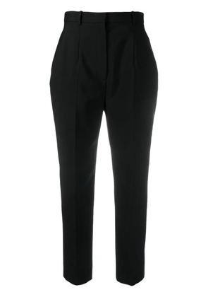 Alexander McQueen cropped wool trousers - Black