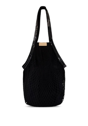 Vanessa Bruno fishnet shoulder bag - Black