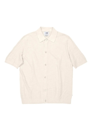 NN07 knitted polo shirt - Neutrals
