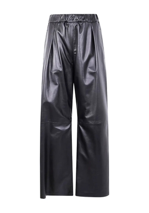Semicouture pleat-detail trousers - Black