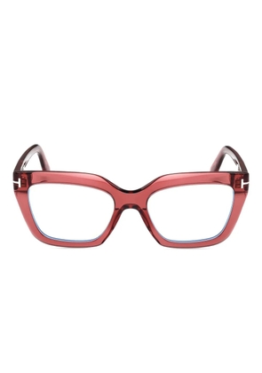 TOM FORD Eyewear square-frame glasses - Red