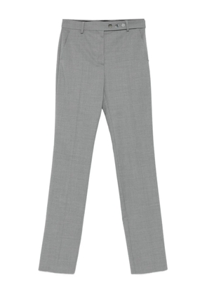 Sportmax virgin wool straight-leg trousers - Grey