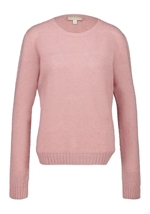 120% Lino long-sleeve knit sweater - Pink