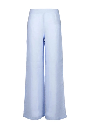 120% Lino high-rise trousers - Blue