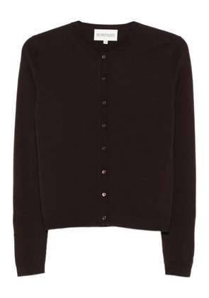 BOMPARD round-neck buttoned cardigan - Brown