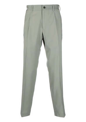 Dell'oglio tapered-leg tailored trousers - Green