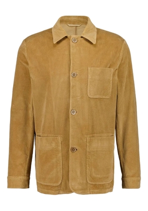 120% Lino corduroy shirt jacket - Brown