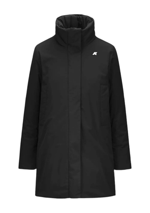 K-Way Marla funnel-neck coat - Black