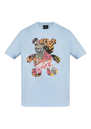 PS Paul Smith graphic bear-print T-shirt - Blue