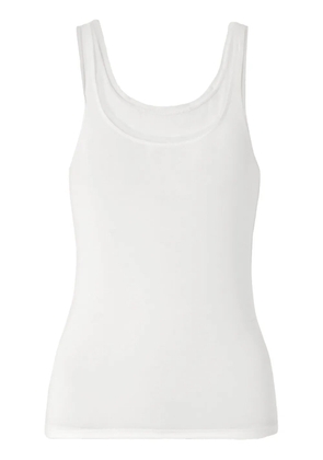 Genny scoop-neck vest - White
