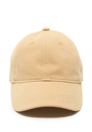 Acne Studios twill logo-embroidered cap - Neutrals