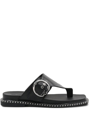 Karl Lagerfeld buckle-detail thong sandals - Black