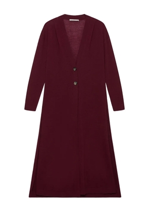 MALIPARMI long-length cardigan - Red