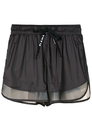 AMIR SLAMA GYM SLAMA GYM + MANLY running shorts - Black