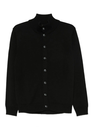 Cenere GB stand-collar button cardigan - Black
