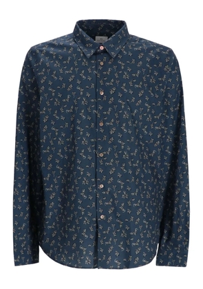 Paul Smith all-over print cotton shirt - Blue