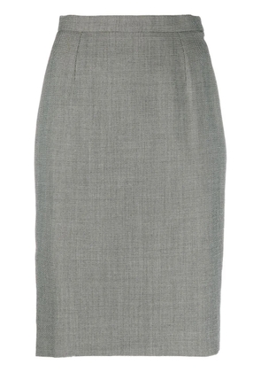 Givenchy Pre-Owned 1980s high-waisted pencil skirt - Black