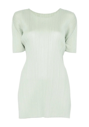 Issey Miyake pleated top - Green