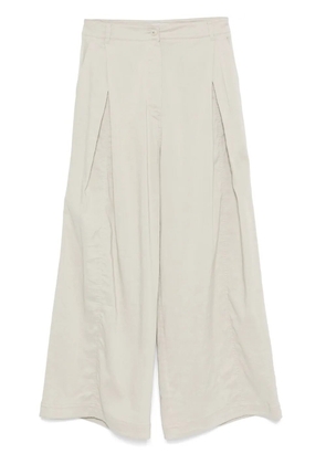 Low Classic pleated palazzo pants - Green