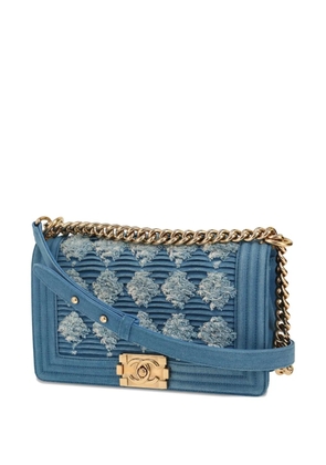 CHANEL Pre-Owned medium Chanel Boy shoulder bag - Blue