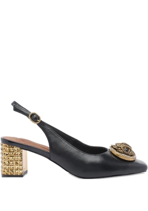 Kurt Geiger London crystal-embellished slingback pumps - Black