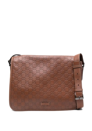 Gucci Pre-Owned 2010s Guccissima shoulder bag - Brown